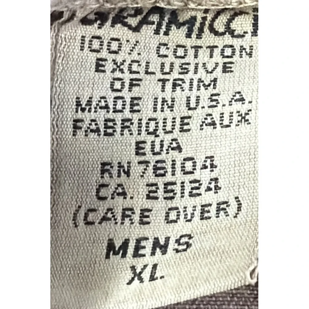 Gramicci Pants Mens Size XL Original Hiking Pants Taupe Khaki Belted Made In USA